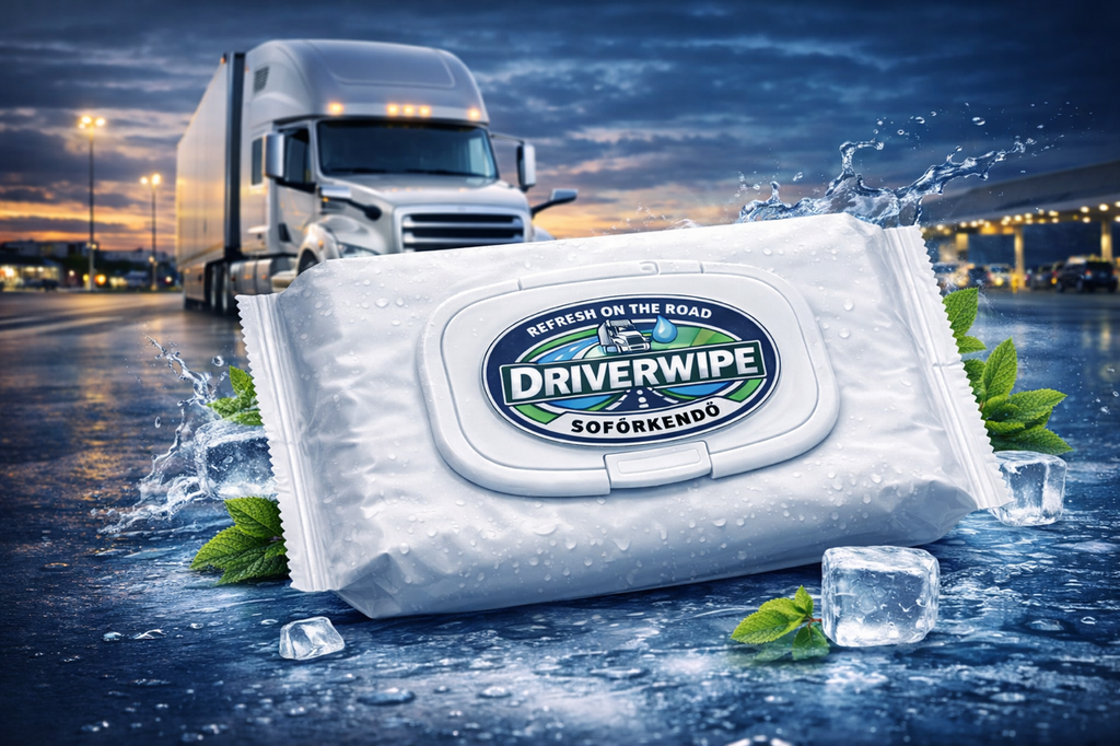 Sofőrkendő-Driver Wipe 20x30 cm nedves törlőkenő Tisztálkodás víz nélkül